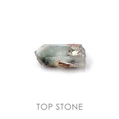 アホイト(宝石名アホアイト イン クォーツ) 南アフリカ・メッシーナ鉱山産 原石・結晶 3.98ct 識別済[20063018]14.7×6.7mm前後