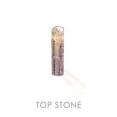 バイカラータンザナイト非加熱(宝石名バイカラー・ゾイサイト)タンザニア産 原石・結晶 1.49ct 識別済[20063413]14.5×2.6mm前後