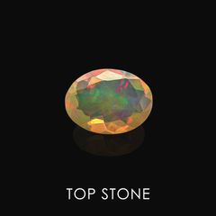 エチオピアンオパール エチオピア産 ルース 0.64ct[20062750]7.8×5.8mm前後