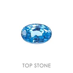 ブルージルコン カンボジア産 ルース 0.8ct[]5.8×4mm前後