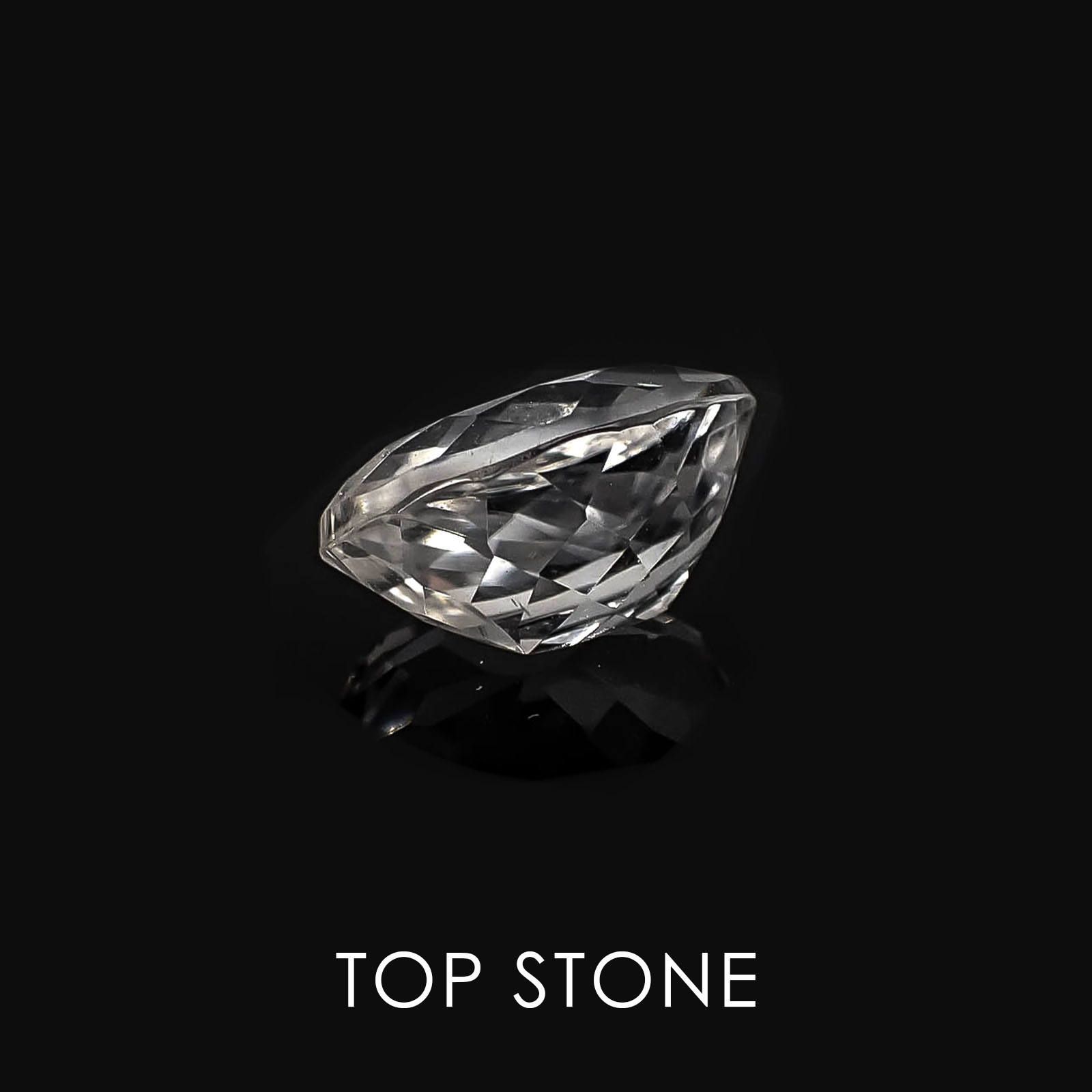 ゴッシェナイト ブラジル産 ルース 2.94ct[]10.1×8.1mm前後