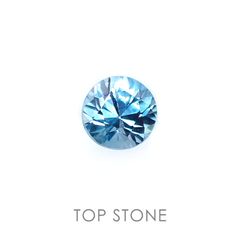 ブルージルコン カンボジア産 ルース 0.87ct[]5.1×5.1mm前後