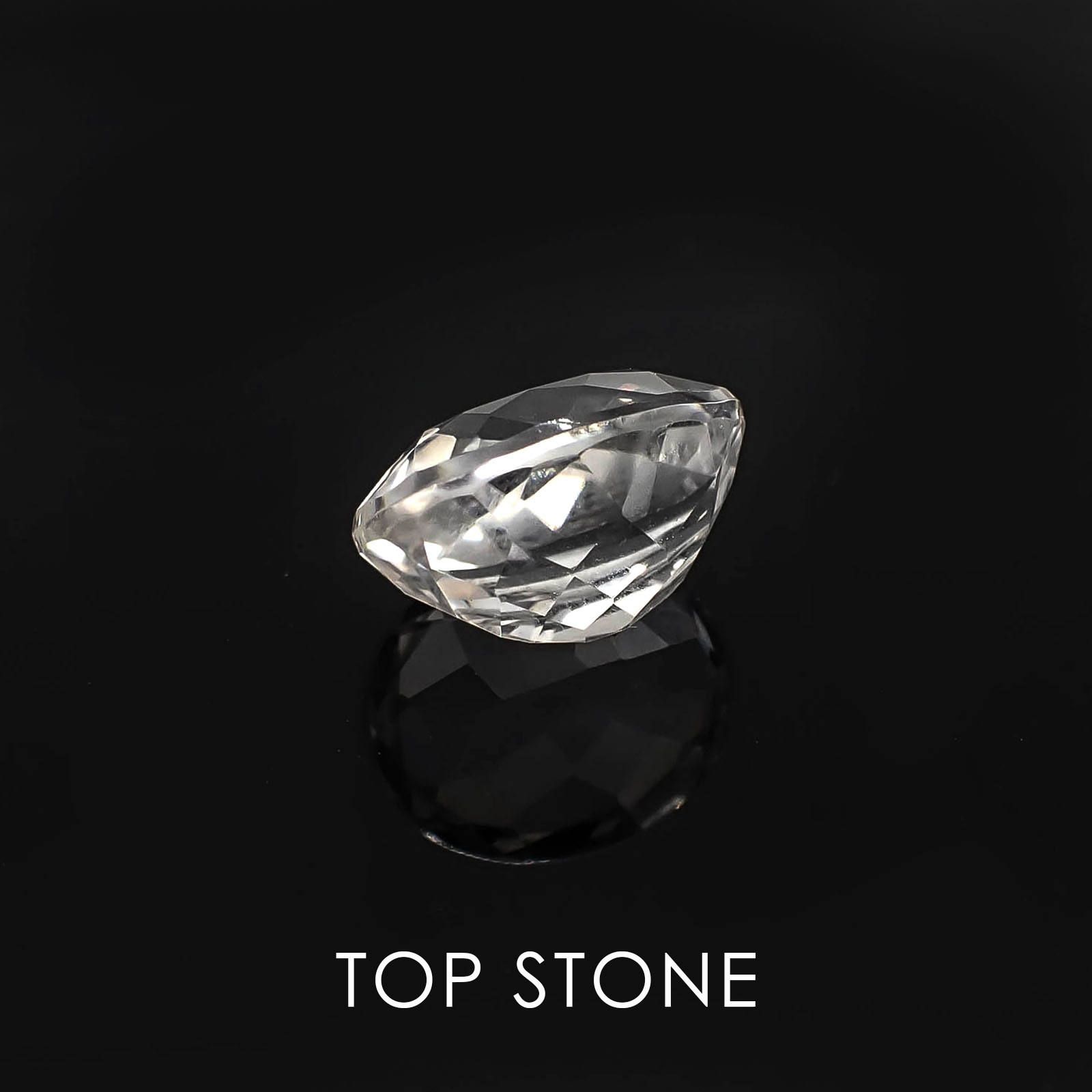 ゴッシェナイト ブラジル産 ルース 3.2ct[]10.1×7.8mm前後