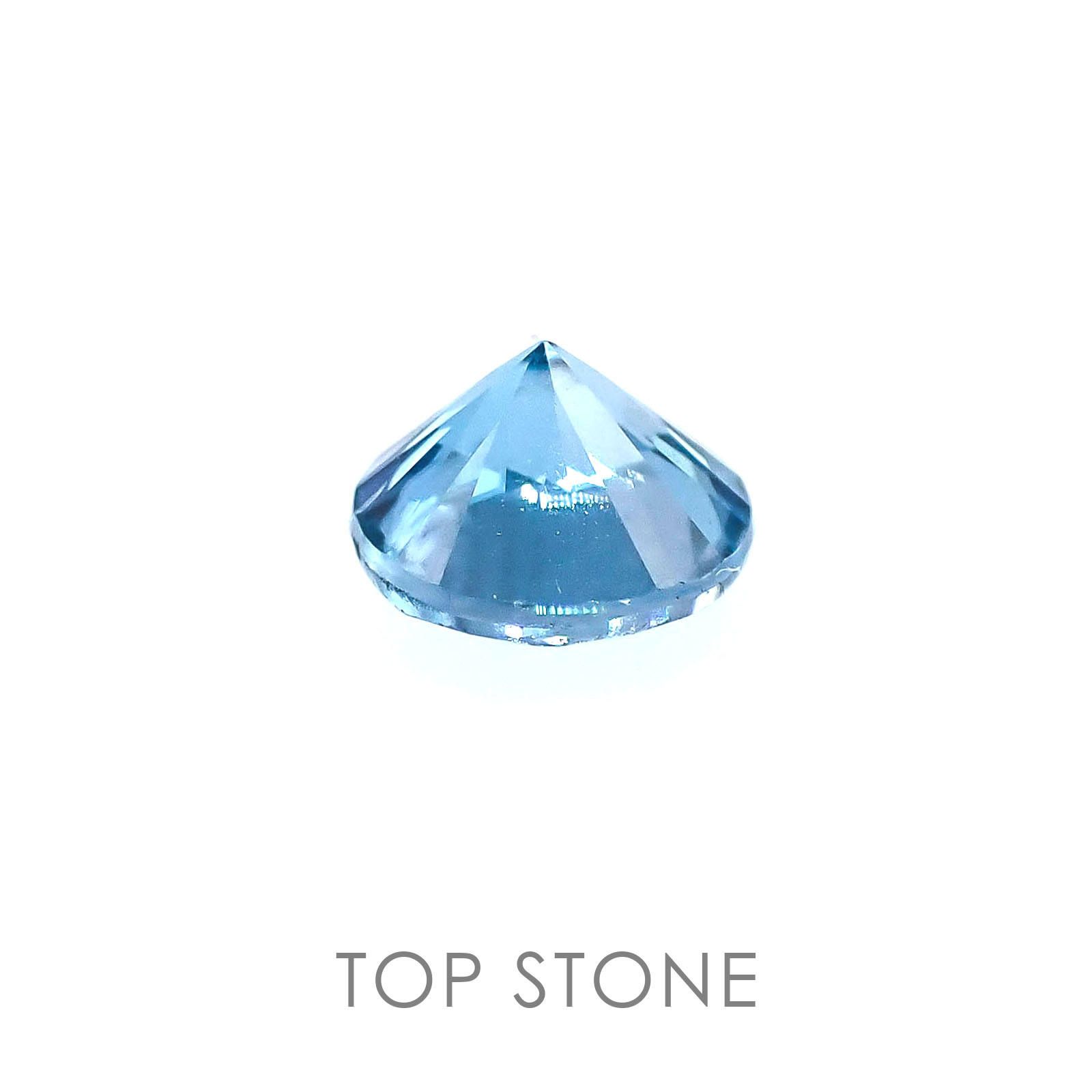 ブルージルコン カンボジア産 ルース 0.79ct[]5×5mm前後