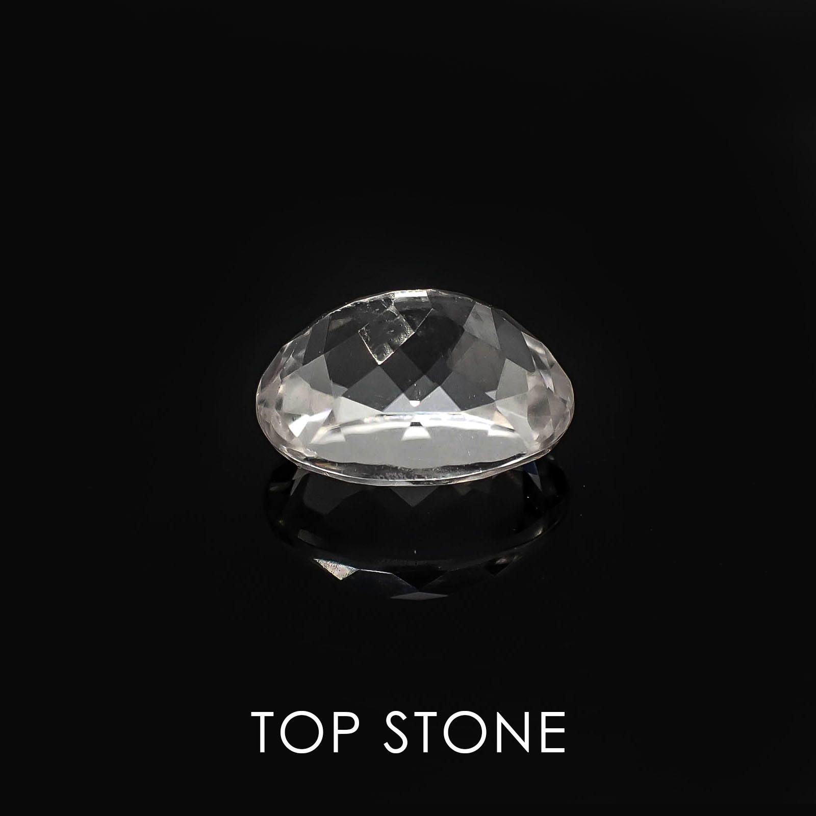 ゴッシェナイト ブラジル産 ルース 3.2ct[]10.1×7.8mm前後