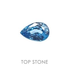 ブルージルコン カンボジア産 ルース 0.6ct[]5.8×3.9mm前後