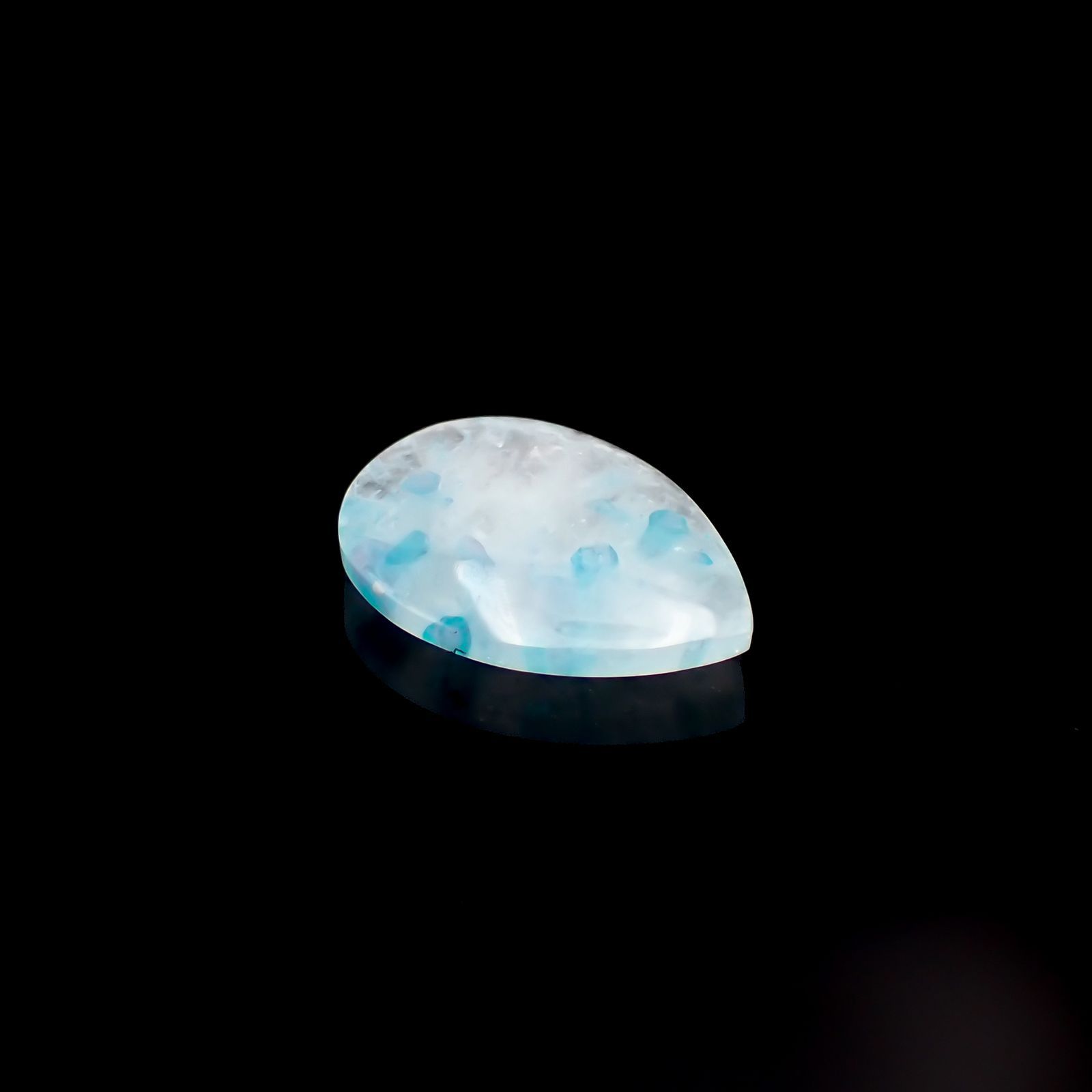 パライバトルマリンインクォーツ ブラジル産 6.68ct[221018819]18x13.1mm前後