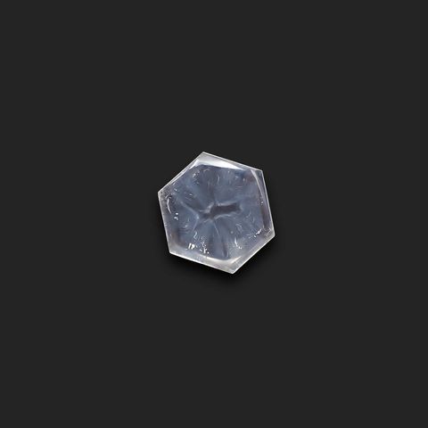 トラピッチェクォーツ 偏光板2枚付き コロンビア・ボヤカ産 17.75ct[230521961]20.2x19.5mm前後