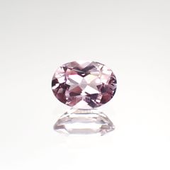 ピンクダイアスポア(宝石名ダイアスポア) アフガニスタン産 0.48ct 識別済[210912432]5.6×4mm前後