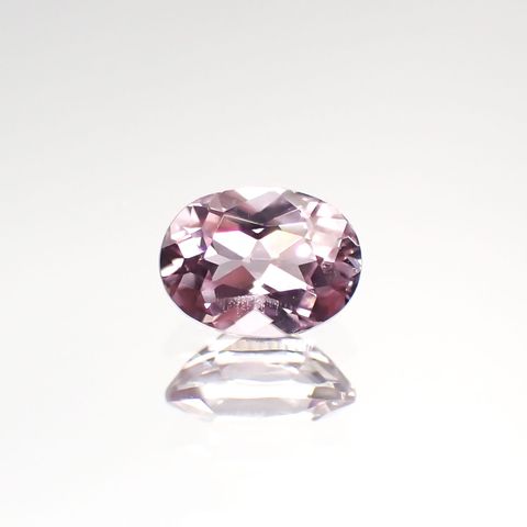 ピンクダイアスポア(宝石名ダイアスポア) アフガニスタン産 0.48ct 識別済[210912432]5.6×4mm前後