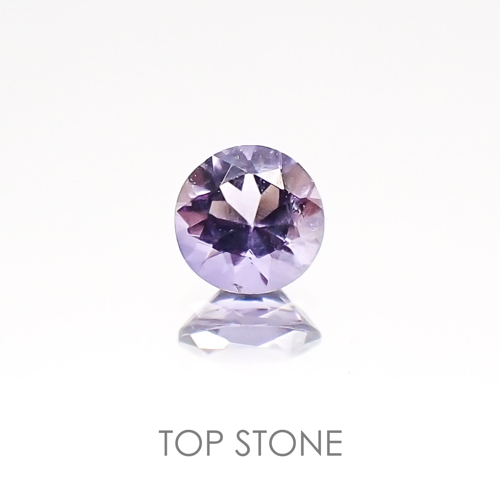 ラベンダースピネル スリランカ産 ルース 0.2ct[20117683]4×4mm前後