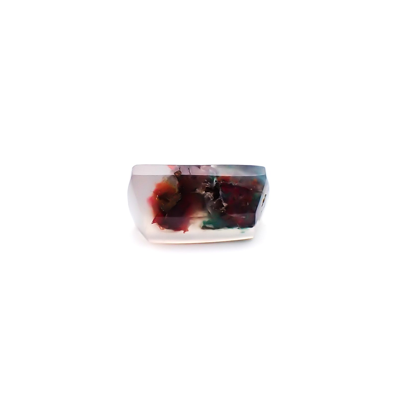コッパークリソコラインカルセドニー インドネシア産 6.14ct / 13.8x8.3mm前後 [260932798]