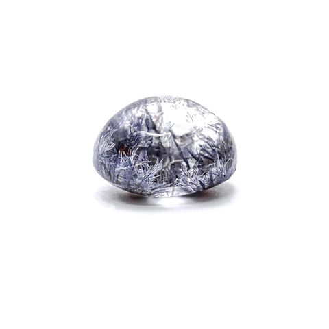 デュモルチェライトインクォーツ ブラジル産 10.74ct[230522159]14x11.7mm前後