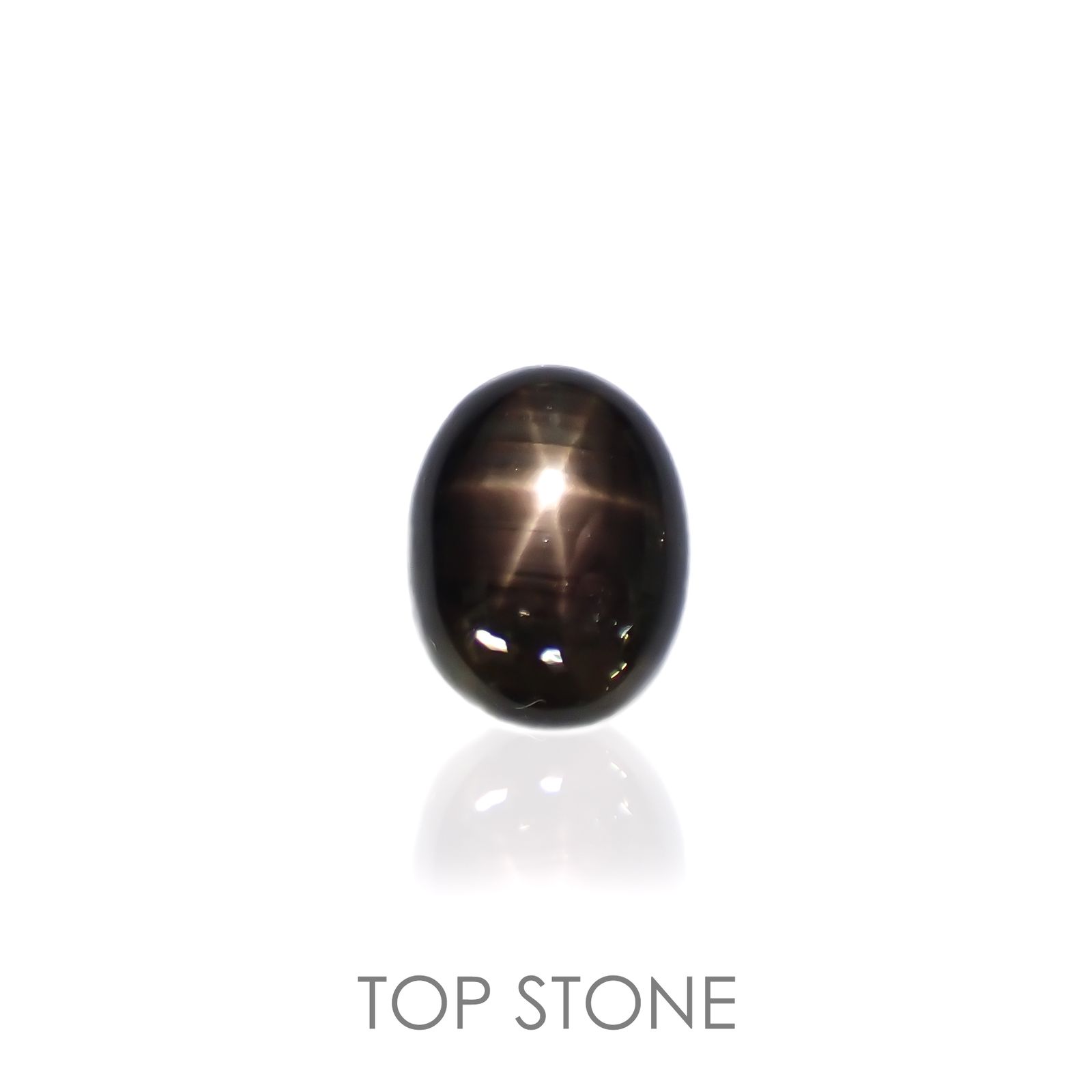 ブラックスターサファイア タイ産 ルース 3.59ct[210912921]11.3×8.5mm前後