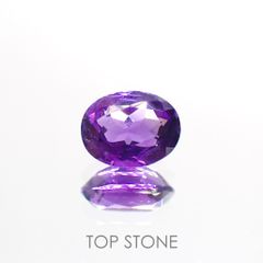 カラーシフトアメジスト(宝石名アメシスト)ブラジル/ウルグアイ産 1.32ct 識別済[220113980]8.1x6.3mm前後