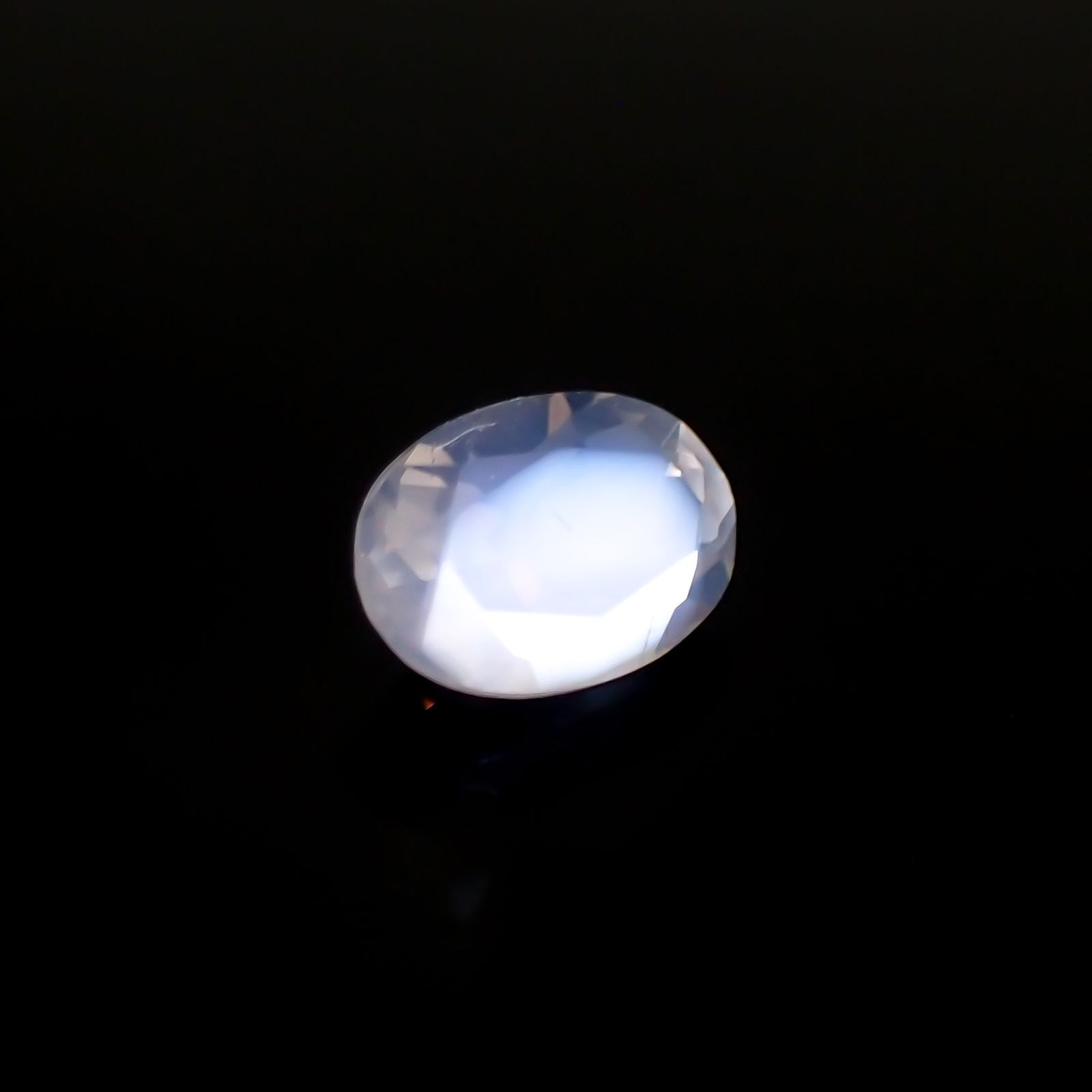 ムーンストーン(宝石名ムーンストーン) インド/スリランカ産 0.72ct 識別済[210912750]6.9×4.9mm前後
