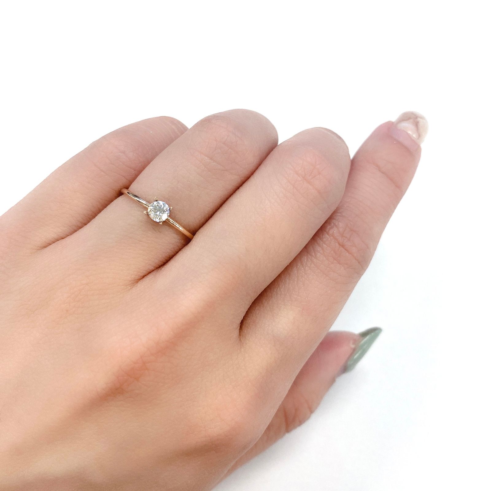 ダイヤモンド(宝石名ダイヤモンド) SI-1 / F / GOOD 0.207ct ソ付(CGL)[210410724]3.7×3.7mm前後