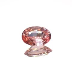 パパラチャサファイア(宝石名サファイア/別名パパラチャ・サファイア)スリランカ産 0.218ct DGL鑑付[221219220]4.46x3.14mm前後