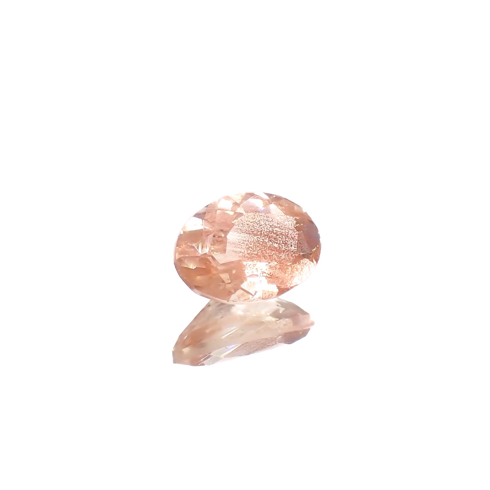 オレゴンサンストーン アメリカ・オレゴン州産 0.64ct[240628208]6.8x4.9mm前後