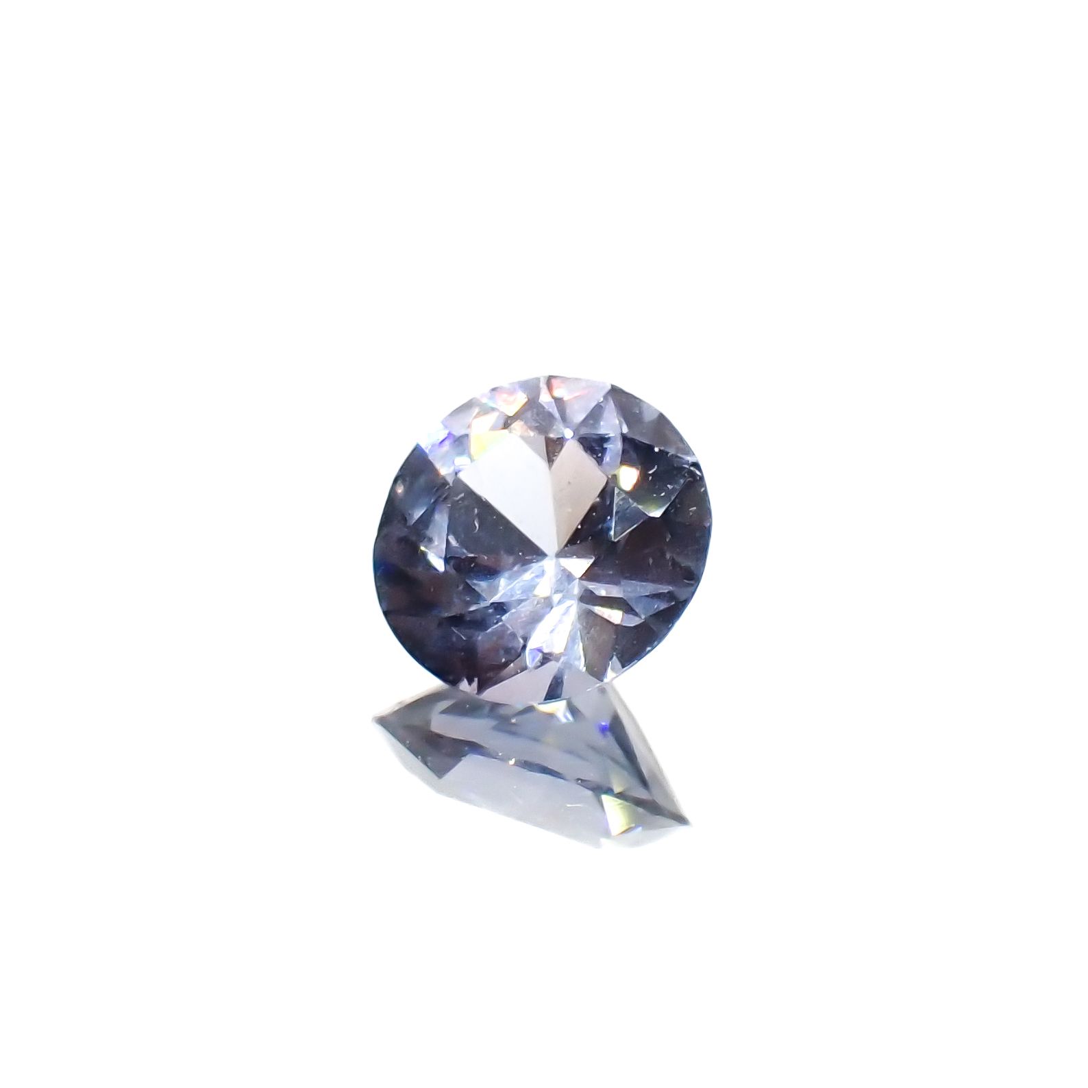 グレイッシュブルースピネル ビルマ/マダガスカル産 1.11ct[230421739]6.7x6.7mm前後