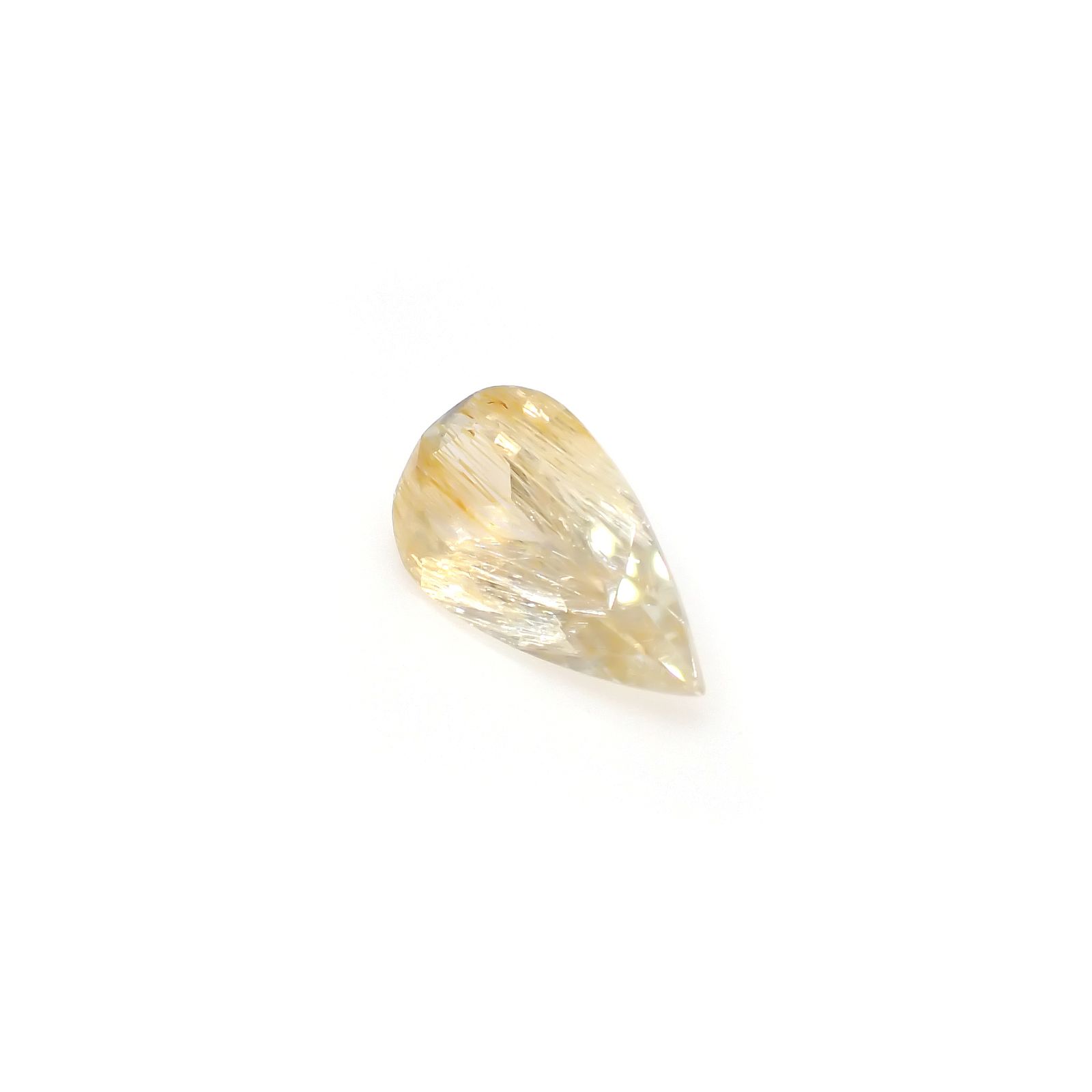 ニードルイントパーズ(チューブイントパーズ) ブラジル・ミナスジェライス州産 9.70ct[240225886]20.5x10.8mm前後
