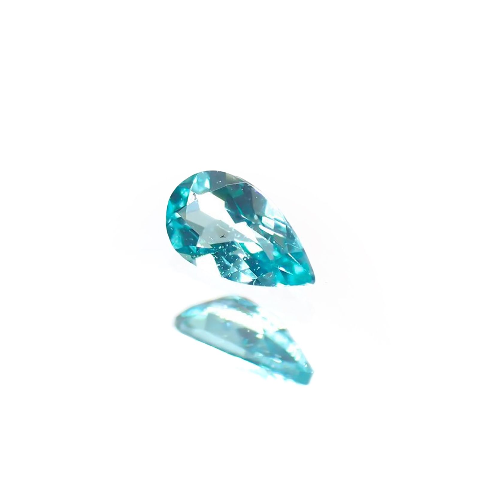 パライバトルマリン(宝石名トルマリン/別名パライバ・トルマリン) ブラジル産 識別済 0.066ct / ]3.6×2.1mm前後 [210712151