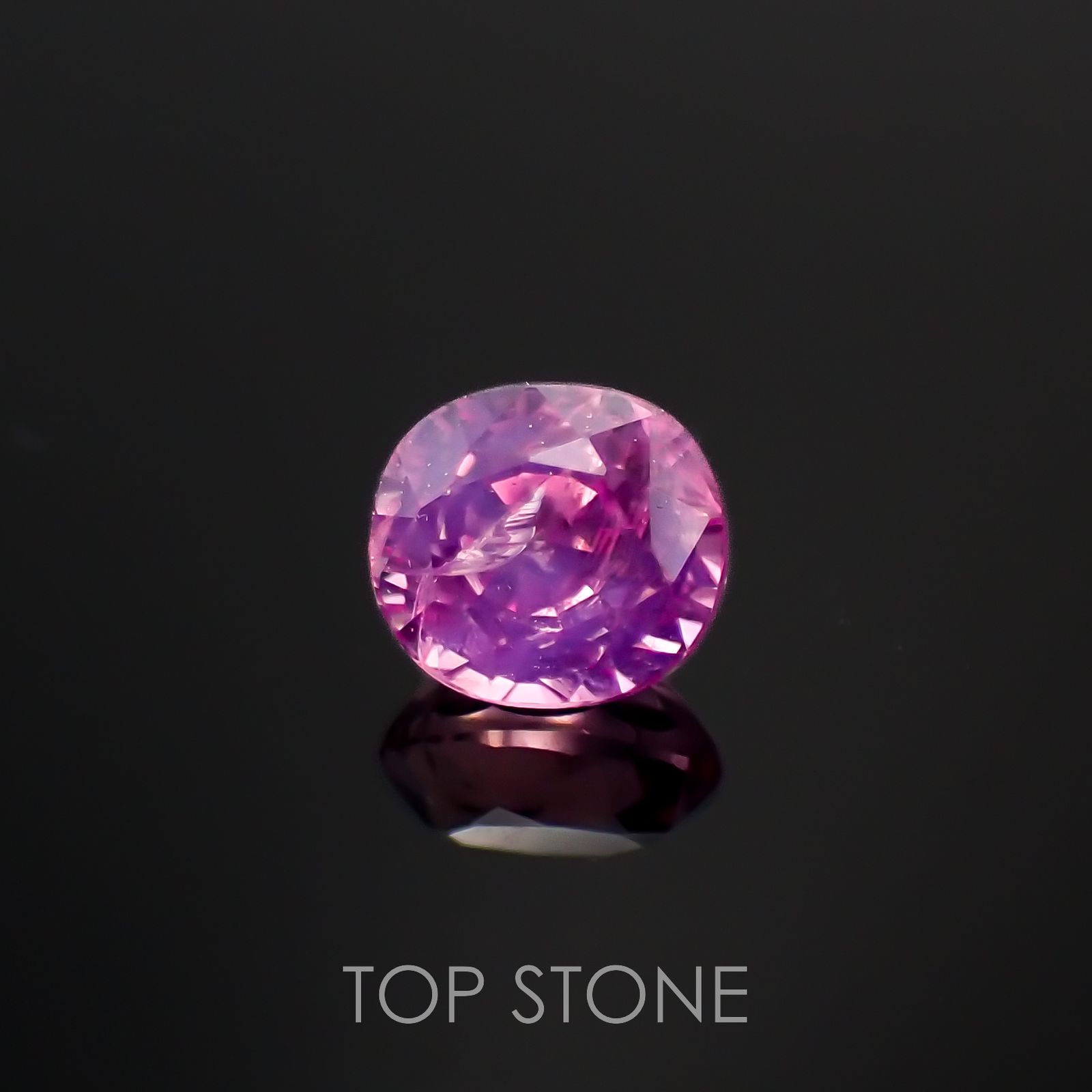 シルキーピンクサファイア 非加熱 ベトナム産 0.36ct[221219453]3.9x3.5mm前後