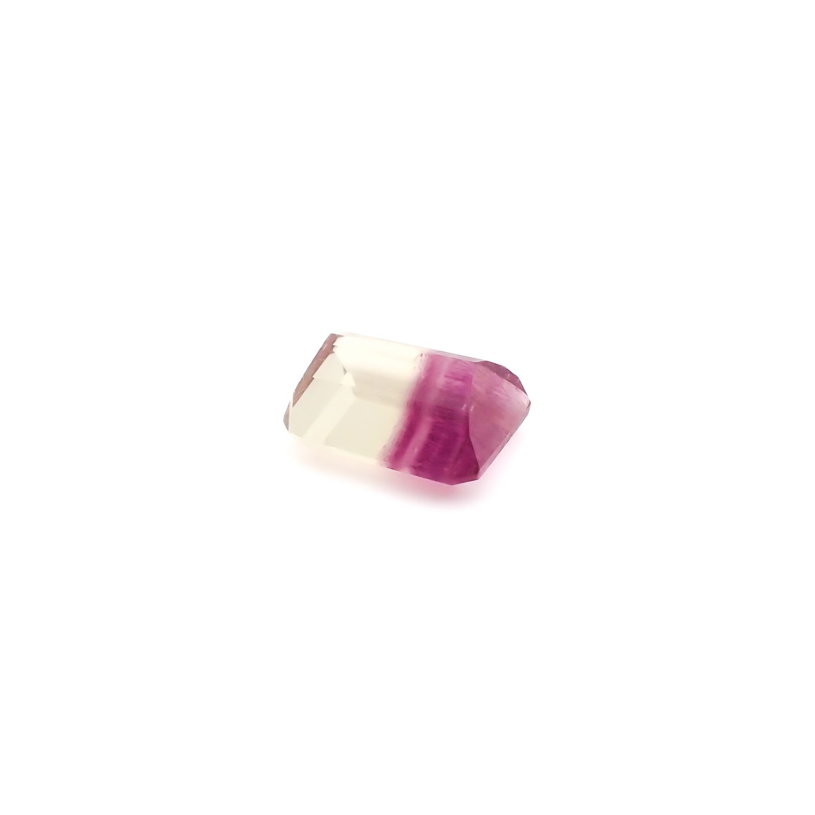 バイカラーフローライト フルオレッセンス 中国産 4.03ct / 10.1x8.1mm前後 [260932779]