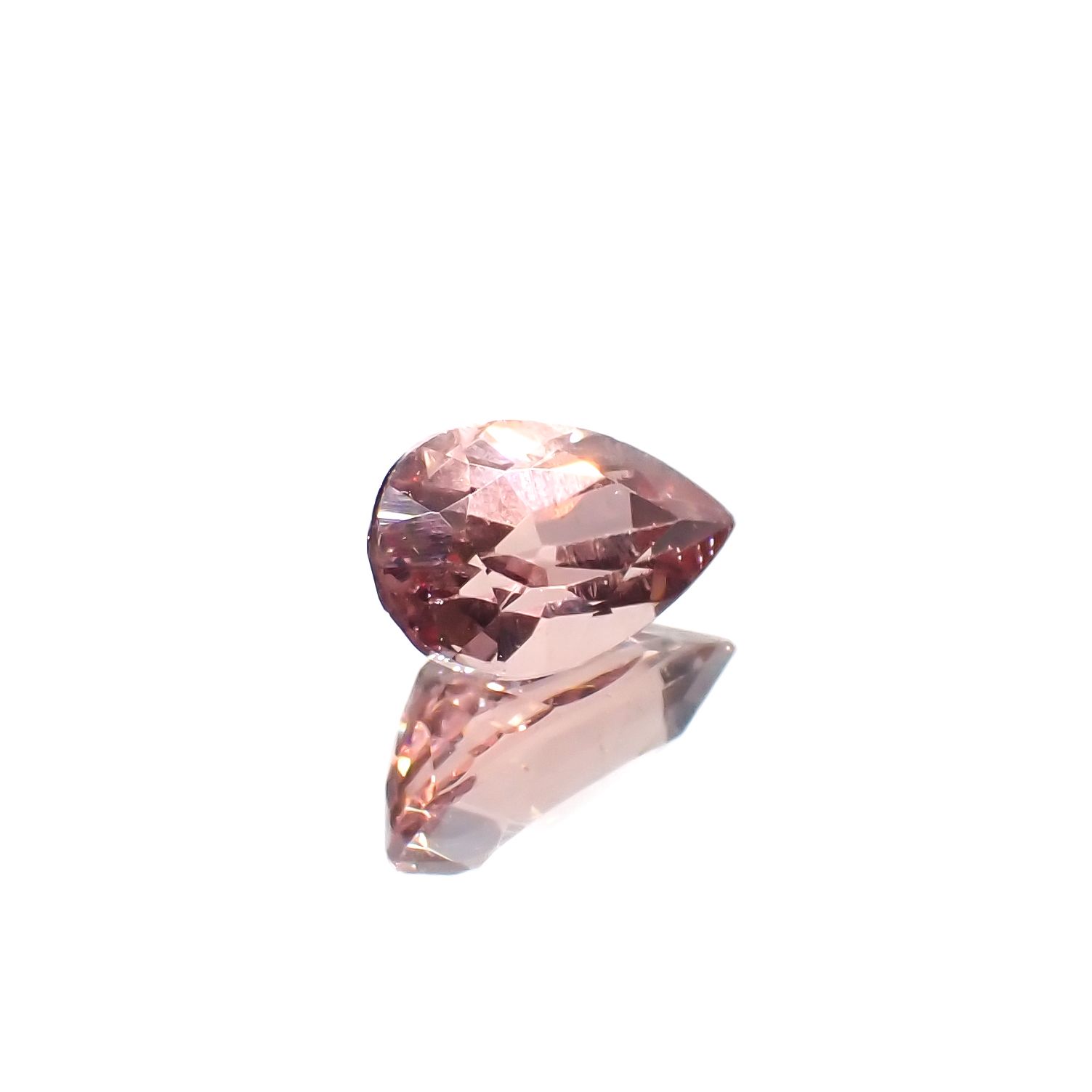ピンクアパタイト(宝石名ピンク・アパタイト)ブラジル産 1.42ct 識別済[251224688]9.2x5.5mm前後