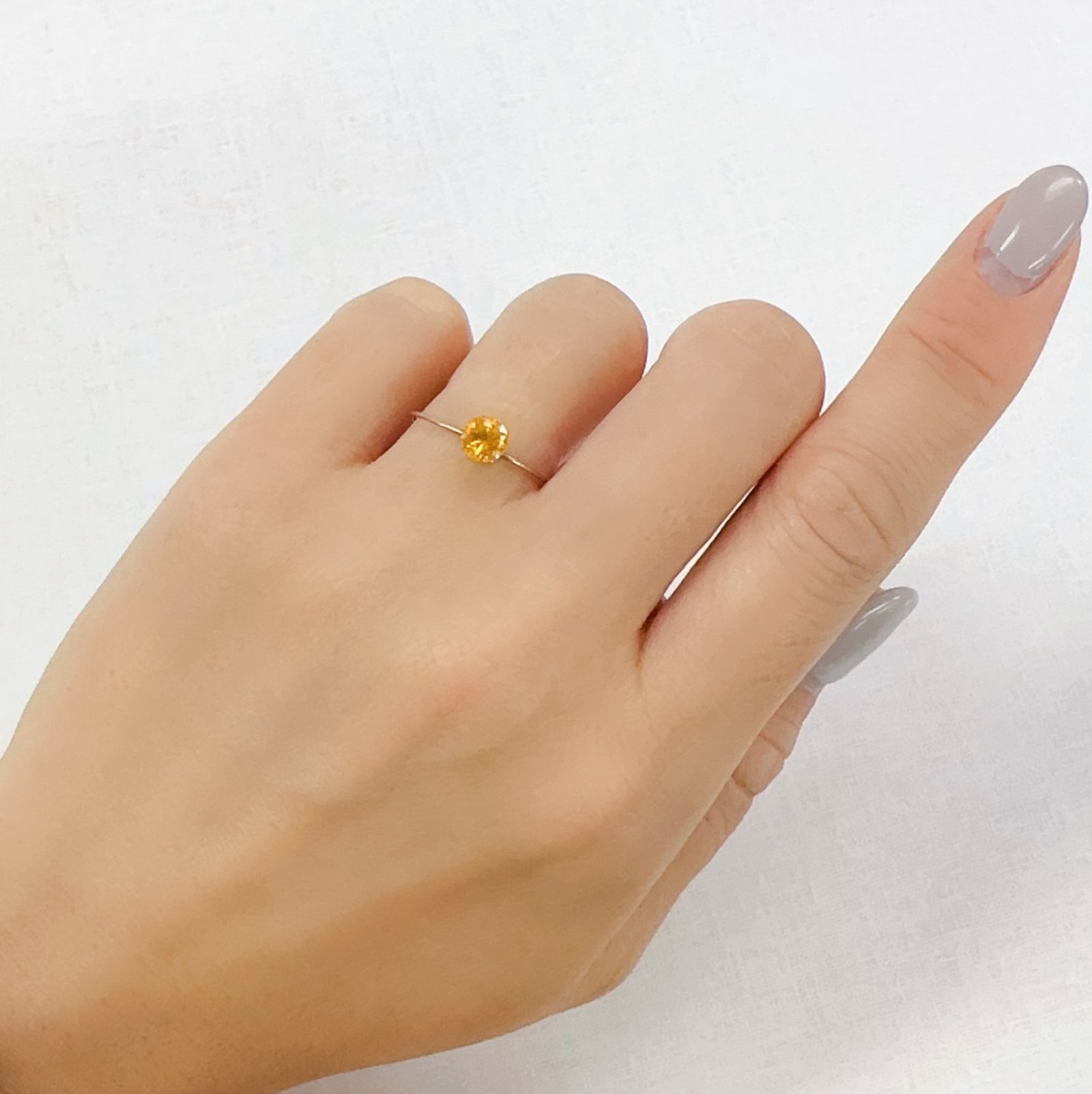 スペサルティンガーネット ナイジェリア産 0.70ct[230923384]5x5mm前後