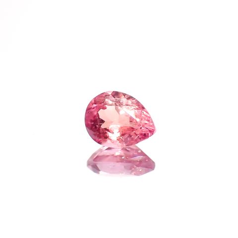 ペツォッタイト(ラズベリル)(宝石名ペツォッタイト)マダガスカル産 0.370ct ソ付(彩珠)[240226153]5.1x3.9mm前後