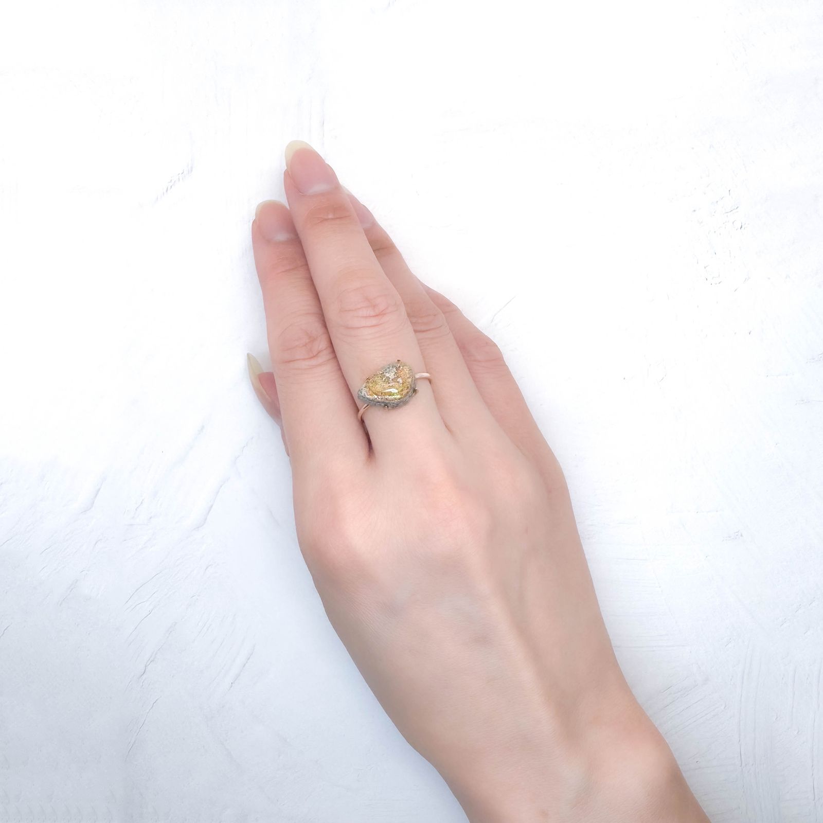 カンテラオパール メキシコ産 4.08ct / 13.3x8.7mm前後[251015300]