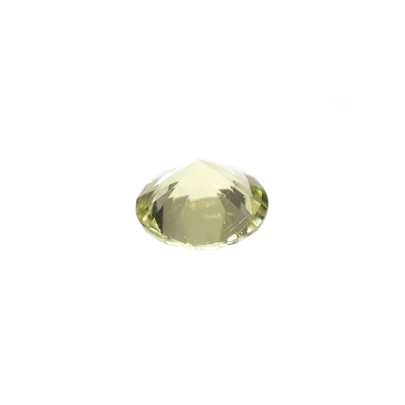 パラサイティックペリドット(宝石名ペリドット)採取地：ロシア 0.084ct 識別済[220616229]2.7x2.7mm前後