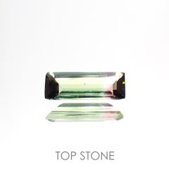 バイカラートルマリン(宝石名バイカラー・トルマリン) ブラジル産 0.60ct 識別済[211013627]9.1×3.2mm前後
