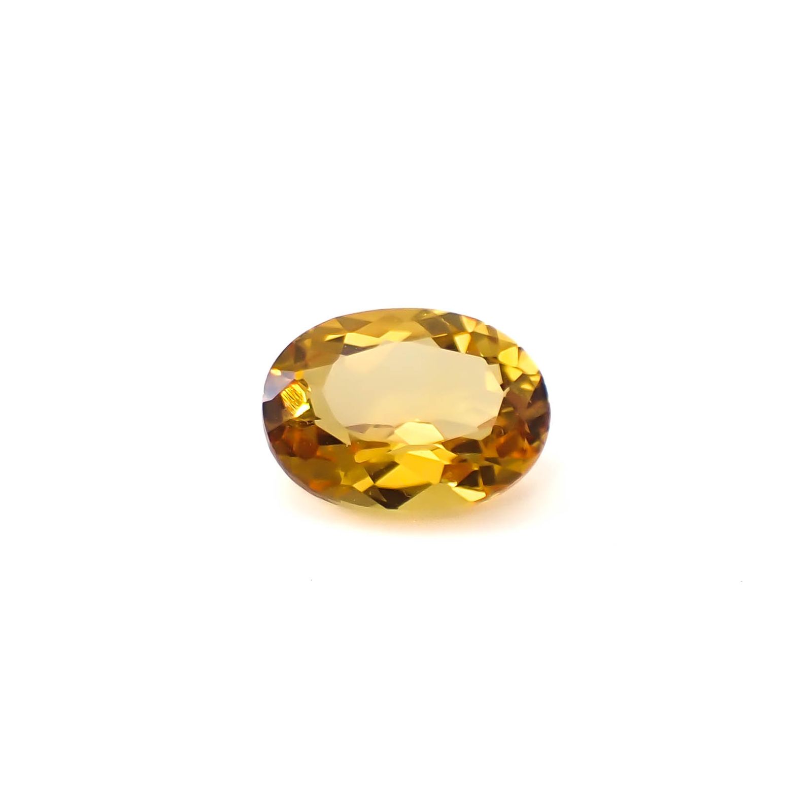 ゴールデンベリル(宝石名ゴールデン・ベリル)ブラジル産 1.15ct 識別済[250330164]8.1x6.2mm前後