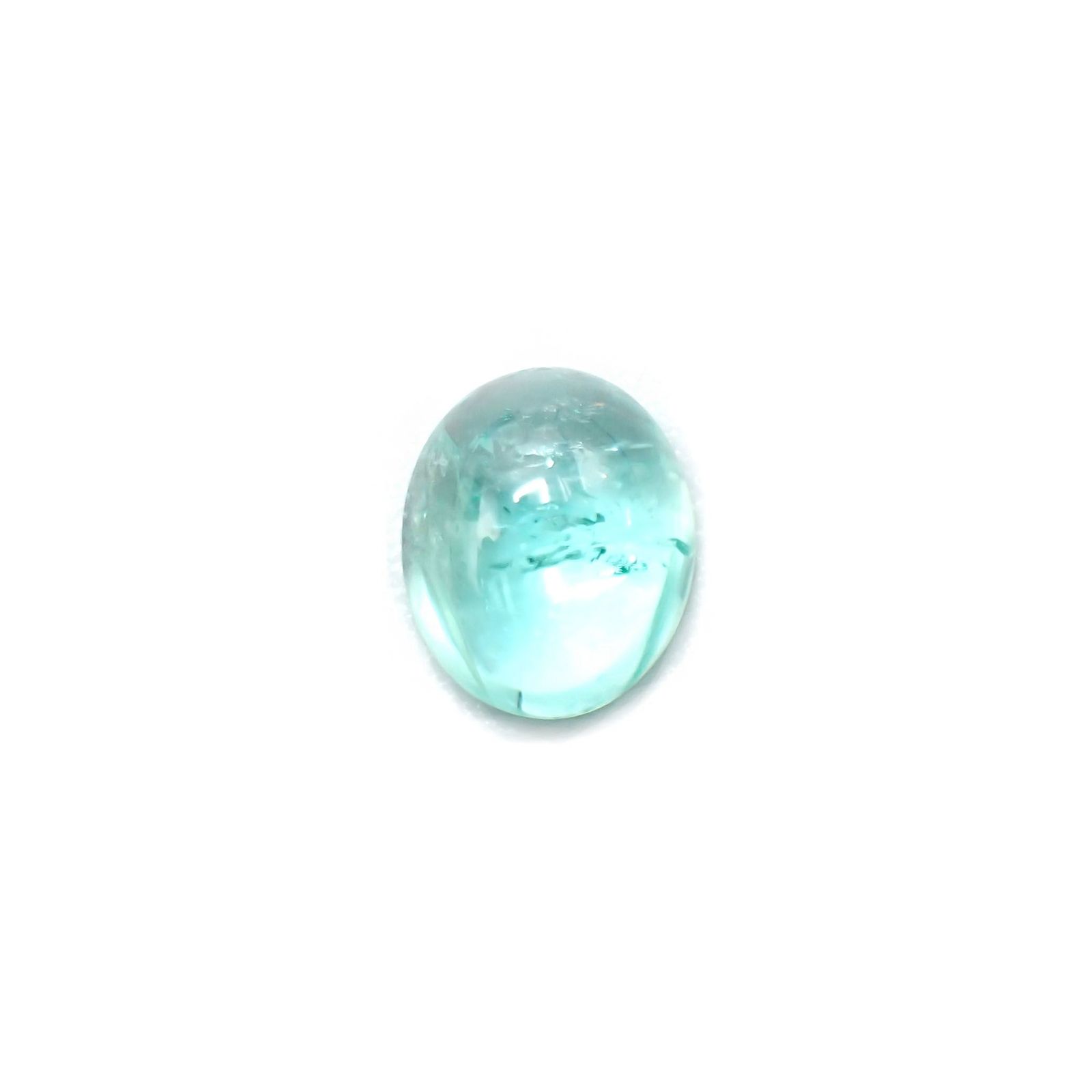パライバトルマリン ブラジル・キントス鉱山産 1.14ct / 7×5.9mm前後 [260710359]