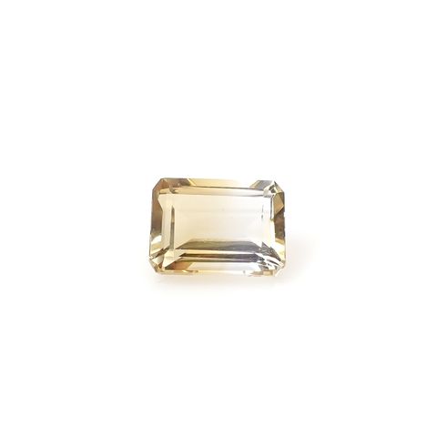 バイカラーシトリン ブラジル・ミナスジェライス州産 6.73ct[240326461]13x9.4mm前後