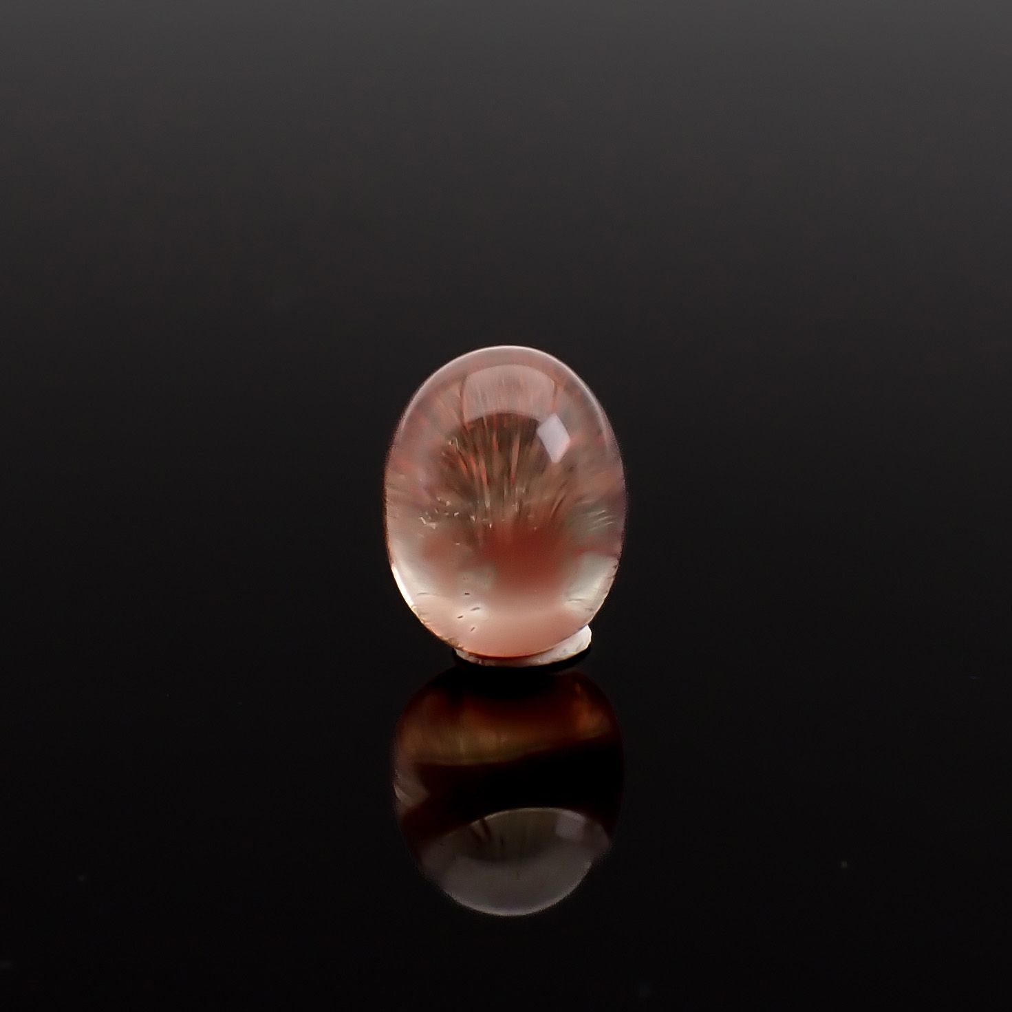 バイカラーアンデシン チベット産 2.58ct / 9.1x7.1mm前後 [260732567]