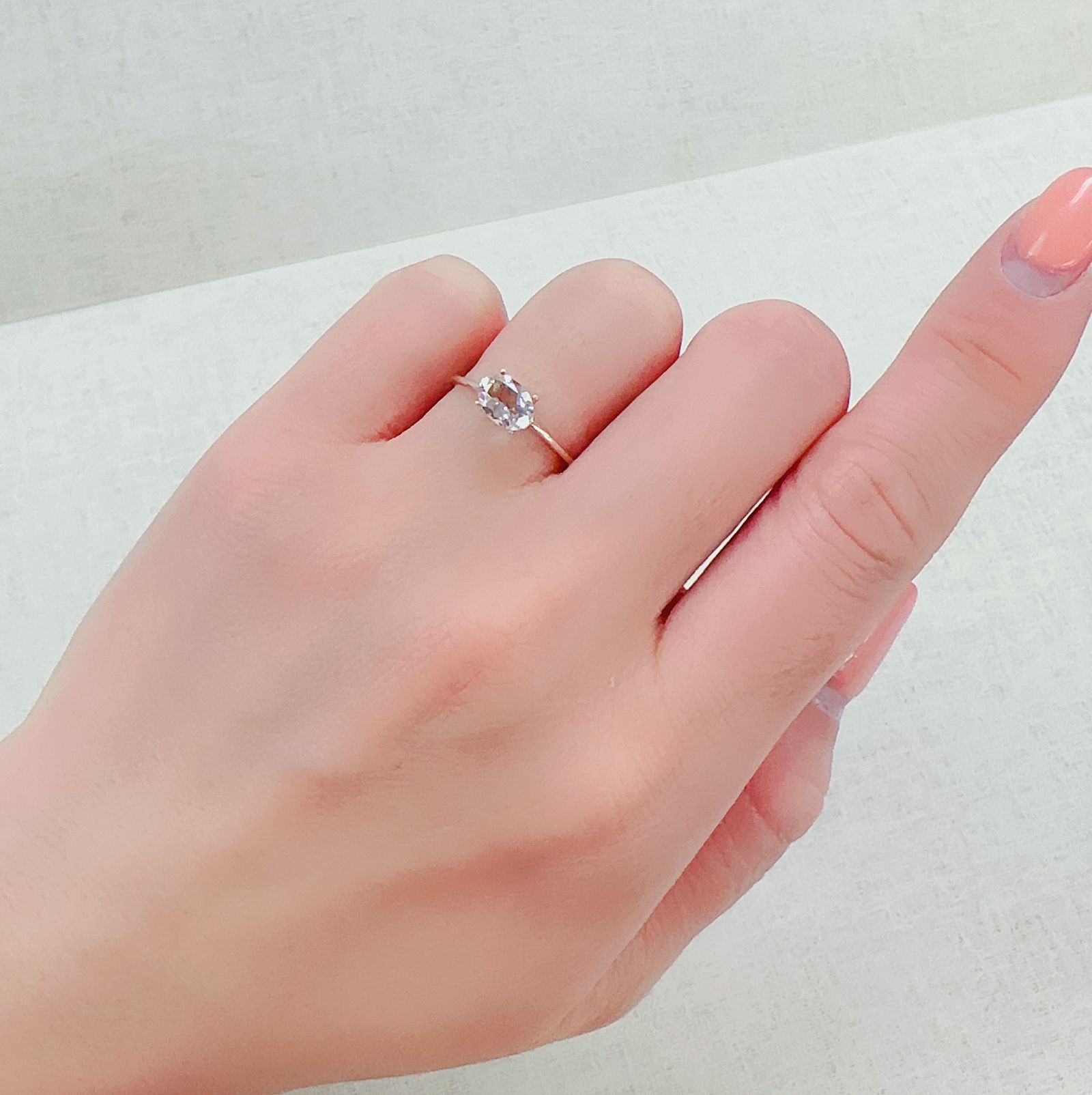 モルガナイト(宝石名モルガナイト)ナイジェリア産 0.68ct 識別済[230321163]7x4.9mm前後
