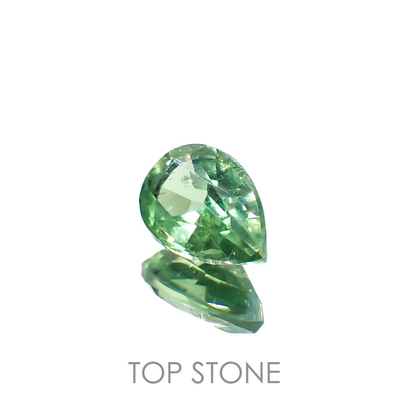 グリーンカイヤナイト タンザニア産 0.83ct[230220567]6.9x4.7mm前後
