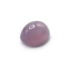 パープルカルセドニー(宝石名カルセドニー)インドネシア産 13.86ct 識別済[231124173]16x13mm前後