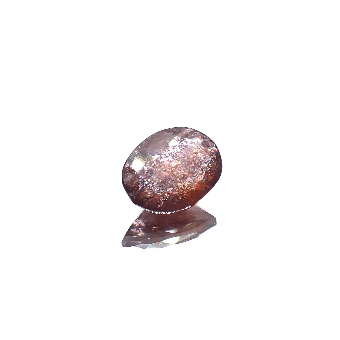 ブラッドショットアイオライト インド産 1.12ct [241129465]8.2x6.2mm前後