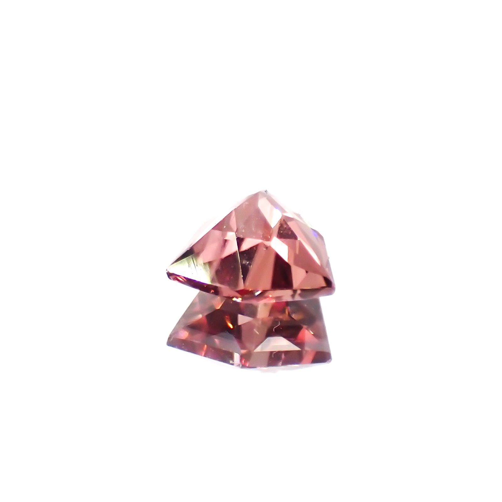 ◇カスタムカット◇ピンクジルコン スリランカ/カンボジア産 0.78ct[230421821]5.5x5.6mm前後