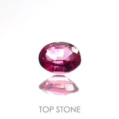 ホットピンクスピネル(宝石名ピンク・スピネル)タンザニア産 0.20ct 識別済[220114133]4x3mm前後