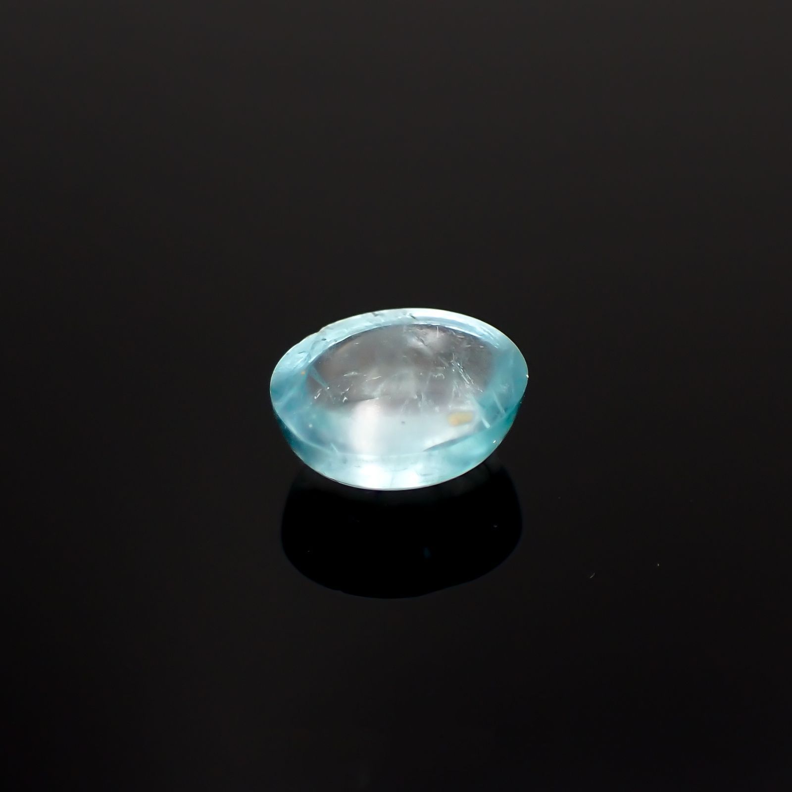 ユークレース(宝石名ブルー・ユークレース)コロンビア産 1.863ct ソ付(彩珠)[221018843]8.1x7mm前後