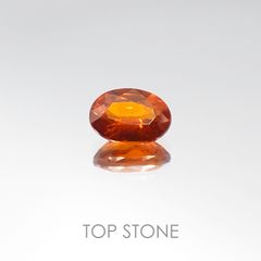 オレンジカイヤナイト タンザニア産 ルース 0.98ct[20096000]7×5mm前後