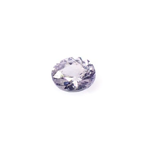 アイスラベンダーサファイア(宝石名サファイア)スリランカ/マダガスカル産 0.20ct 識別済[240226282]3.7x3.2mm前後