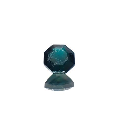 ◇オクタゴンカット◇グランディディエライト(宝石名グランディディエライト)マダガスカル産 0.34ct 識別済[240628316]4.1x4.1mm前後