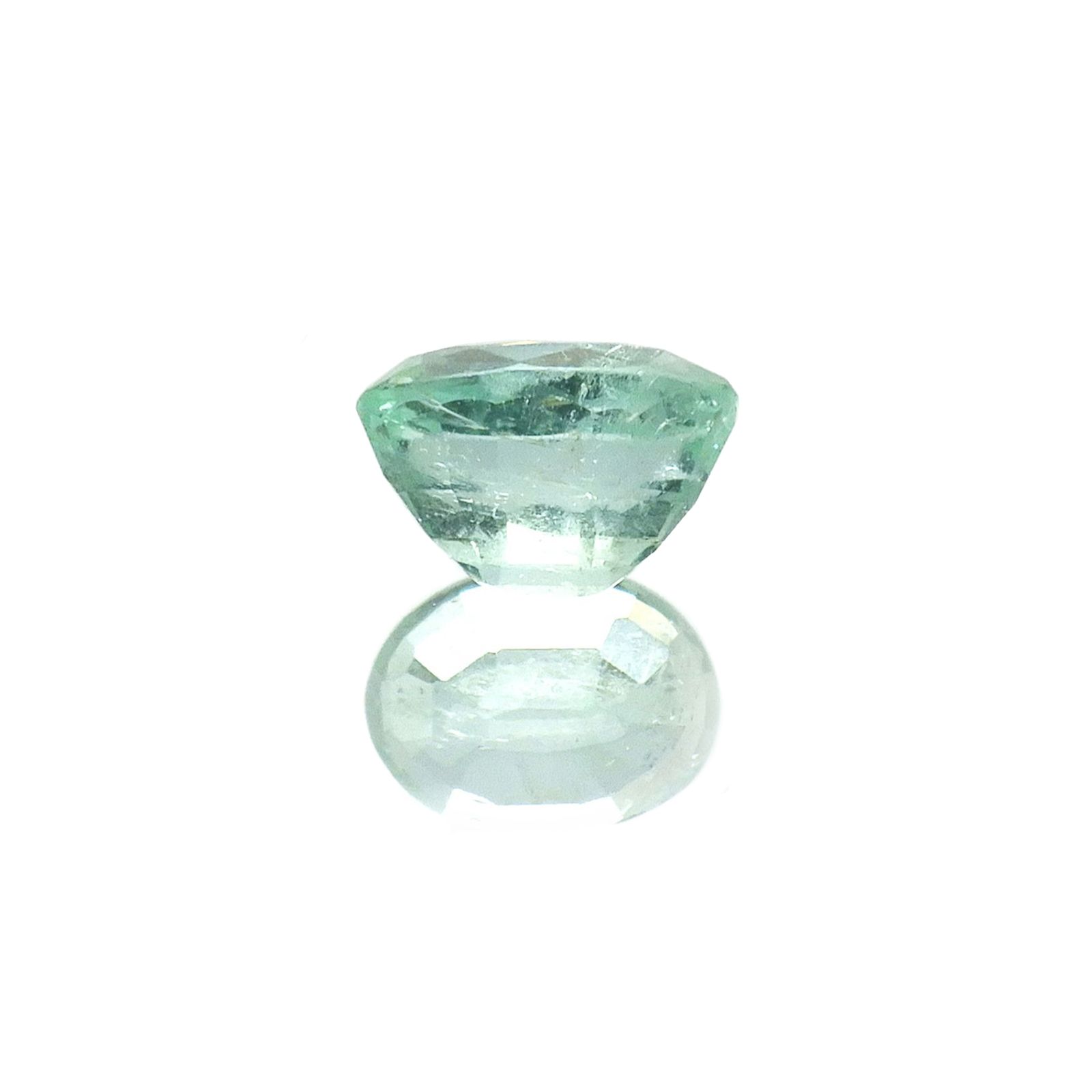 パステルカラーエメラルド コロンビア/ブラジル産 0.53ct [250817232]5.7x4.3mm前後