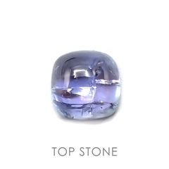 バイカラータンザナイト(ゾイサイト) 非加熱 タンザニア産 ルース 3.27ct[21018530]7.8×7.8mm前後